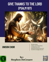 Give Thanks To The Lord Unison choral sheet music cover